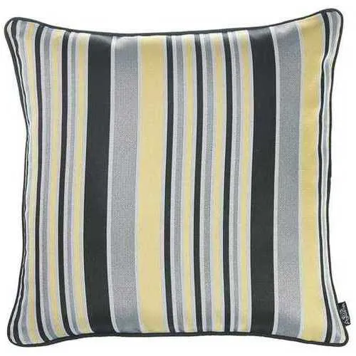 17"x 17" Jacquard Stripe Style Decorative Throw Pillow Cover
