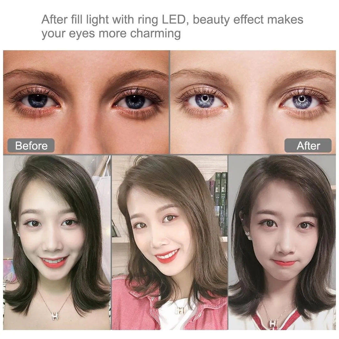 6.2 Rgbw Led Ring Light with Remote and Tripod