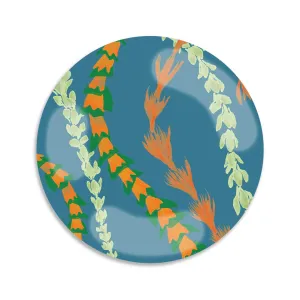 6in Pitch Dark Lei Coaster