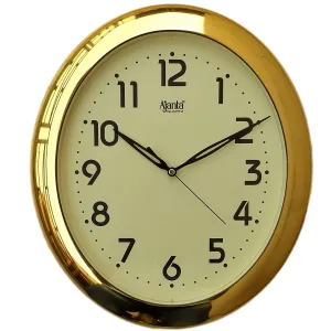 Ajanta Plastic Analog Wall Clock (Ivory, 32Cm X 28Cm)