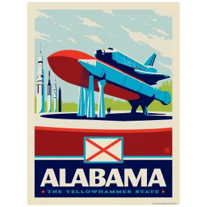 Alabama Yellowhammer State Space Shuttle Decal