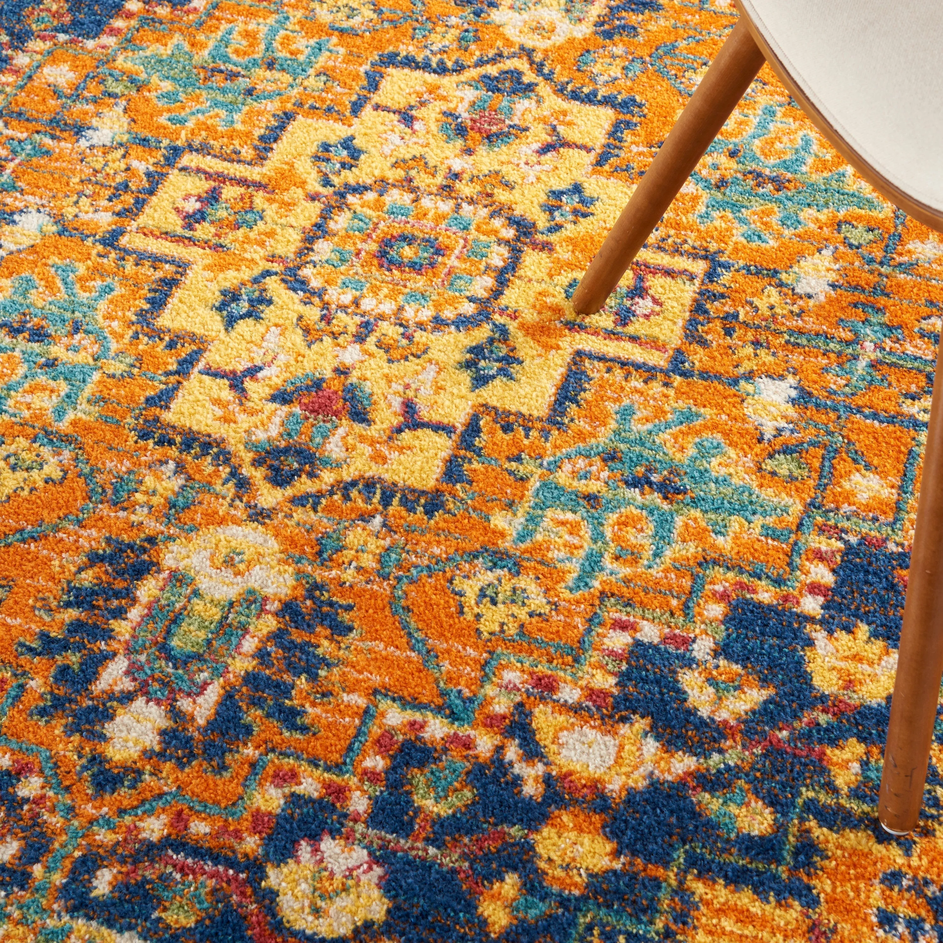 Allur Orange/Multicolor Rug