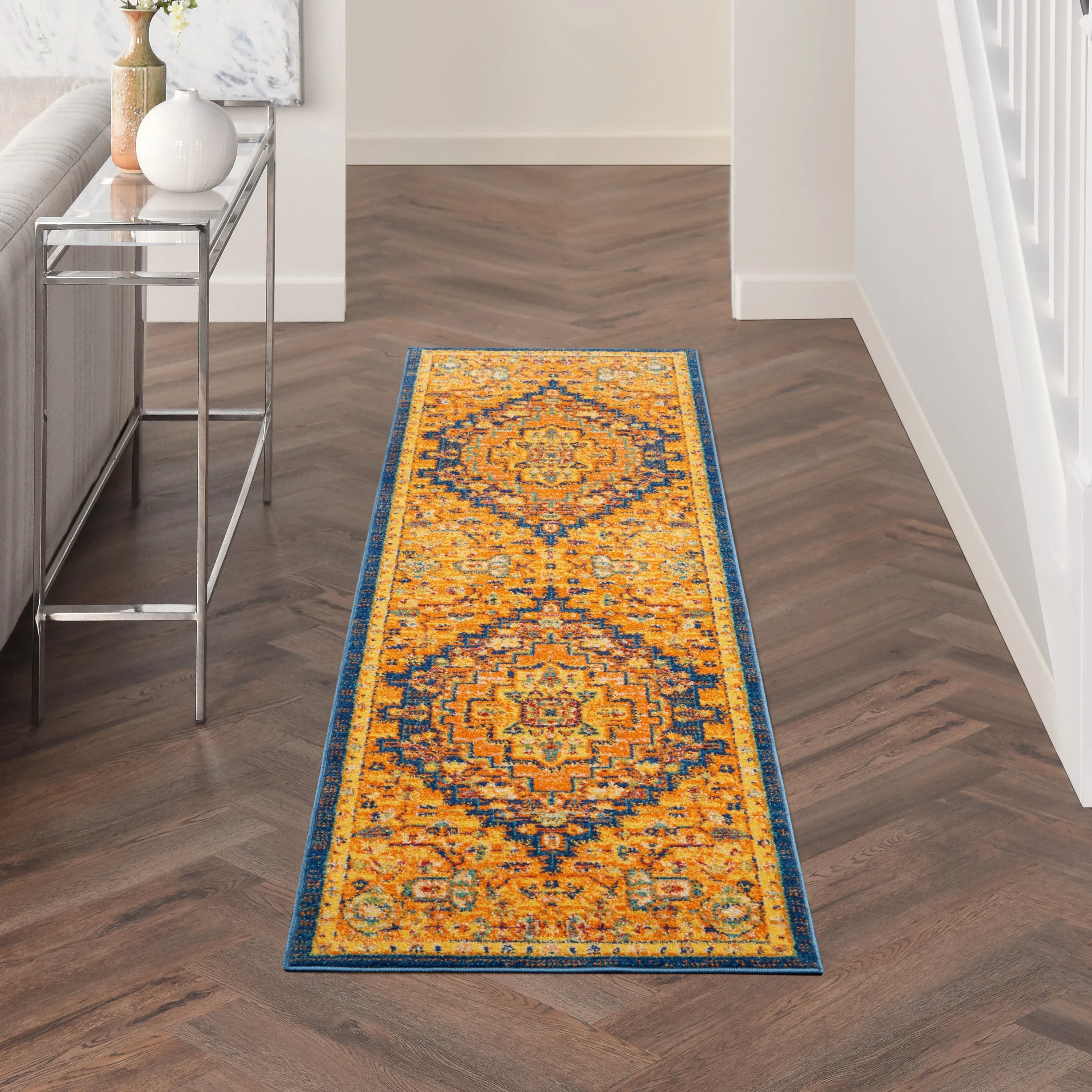 Allur Orange/Multicolor Rug