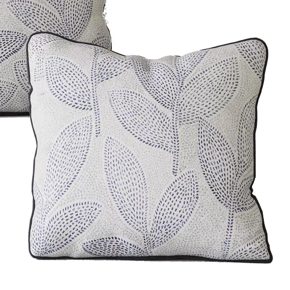 Alti 85 Inch Sofa with 2 Floral Print Throw Pillows, Dark Gray Chenille By Casagear Home