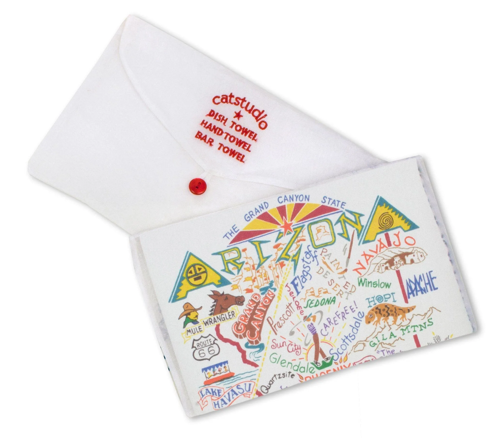 ARIZONA DISH TOWEL BY CATSTUDIO