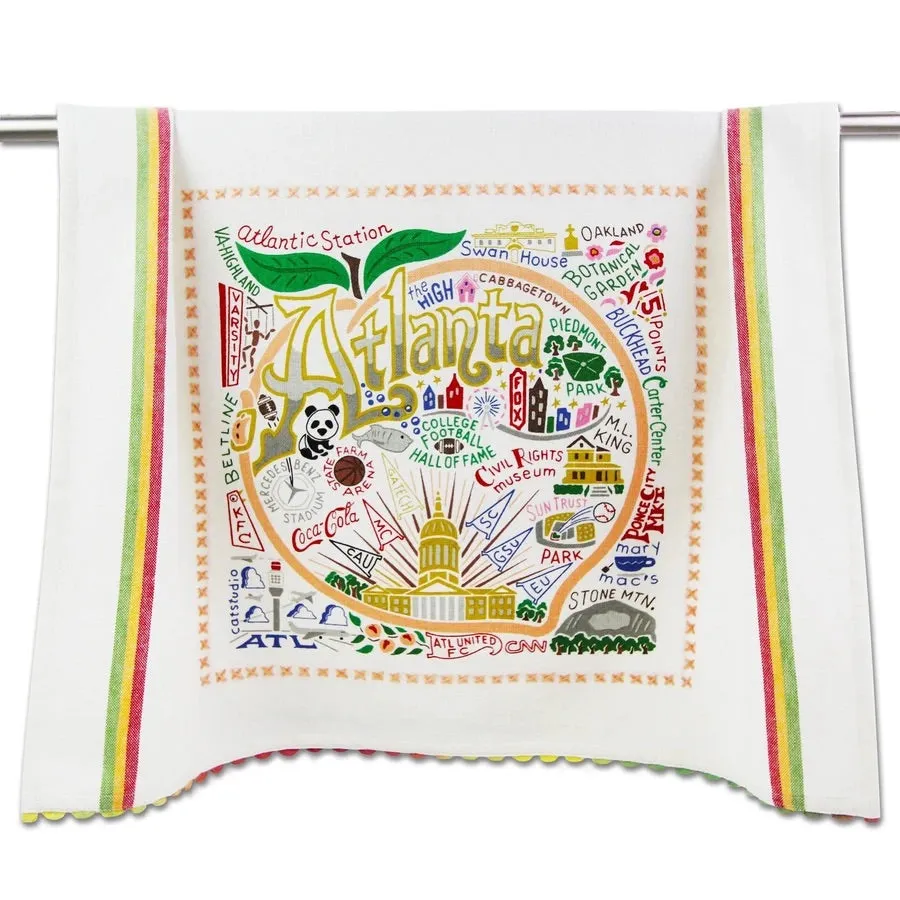 ATLANTA DISH TOWEL BY CATSTUDIO