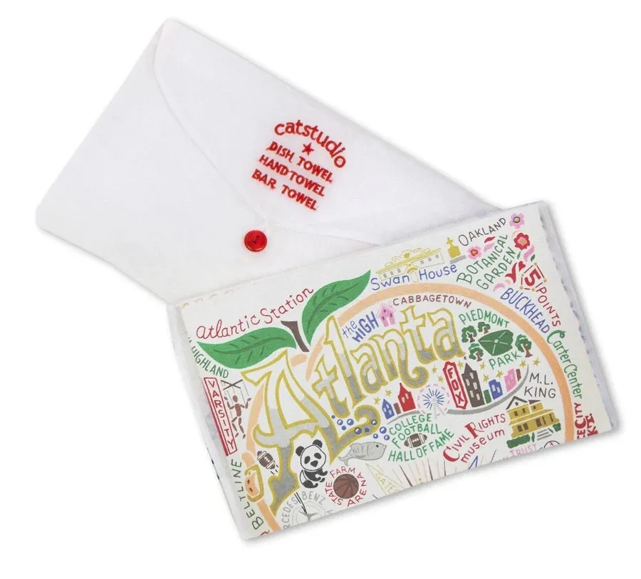 ATLANTA DISH TOWEL BY CATSTUDIO