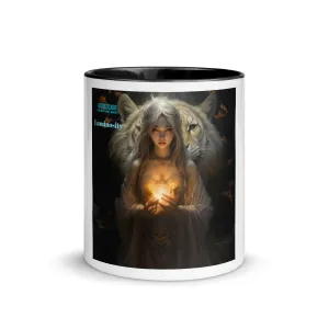 Be Good and Illuminate - Ceramic Mug Set - Colorful Interior, White Ceramic Mug with Color Inside - Dishwasher and Microwave Safe - Perfect for Morning Rituals, Office, Home, and Gifts - Assorted Colors - 1 Pack