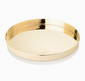 Belmont Polished Gold-Plated Serving Tray