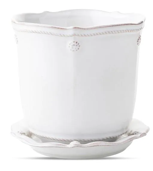 Berry and Thread Planter and Saucer