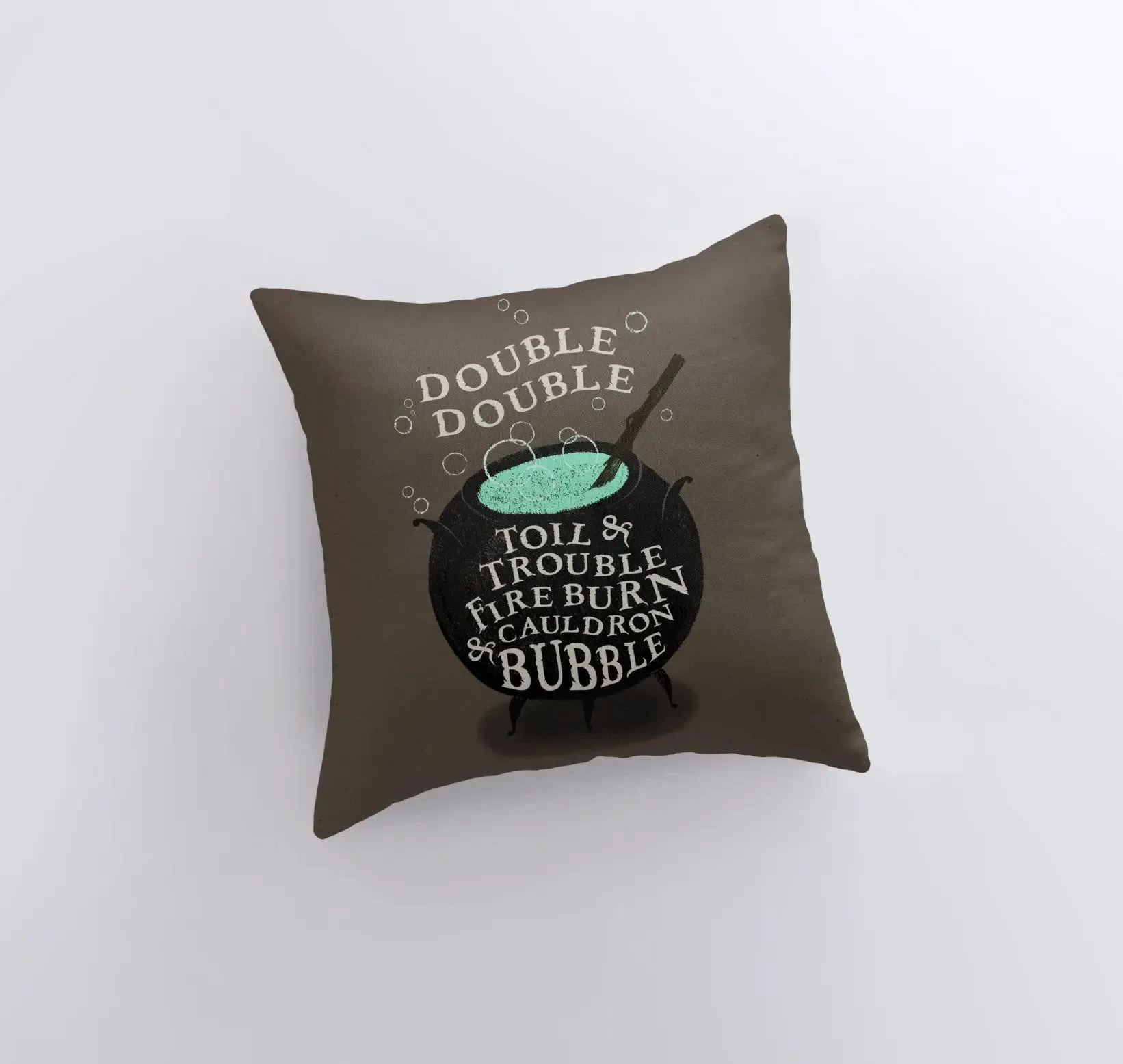 Black Cauldron Boiling Pillow Cover | Fall Décor | Halloween Pillows | Halloween Décor | Fall Throw Pillows | Cute Throw Pillows