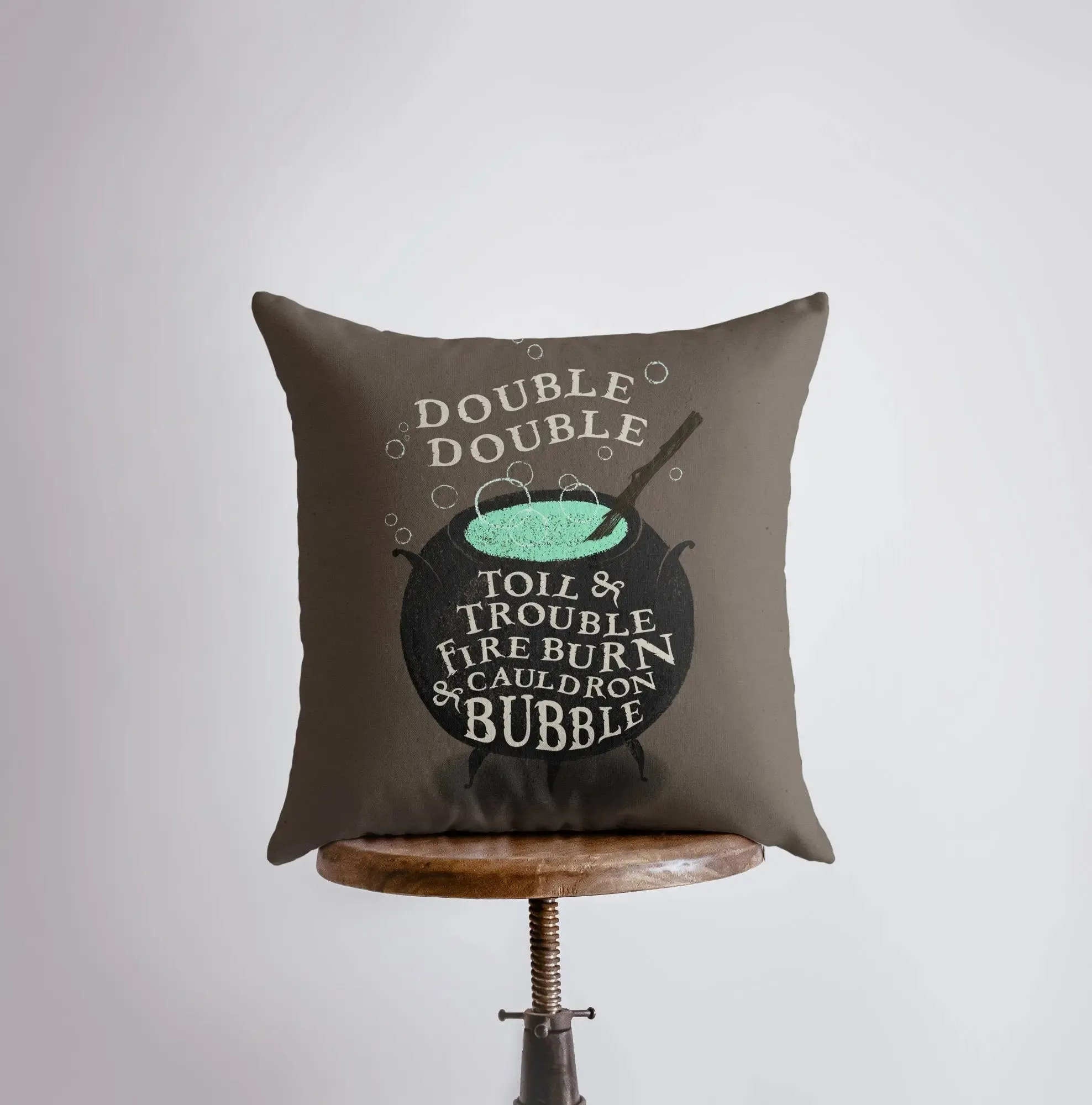 Black Cauldron Boiling Pillow Cover | Fall Décor | Halloween Pillows | Halloween Décor | Fall Throw Pillows | Cute Throw Pillows