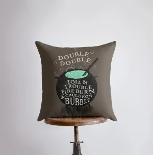 Black Cauldron Boiling Pillow Cover | Fall Décor | Halloween Pillows | Halloween Décor | Fall Throw Pillows | Cute Throw Pillows