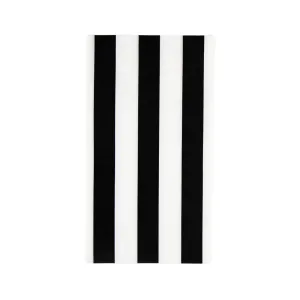 BLACK NOIR SIGNATURE CABANA STRIPE GUEST TOWELS