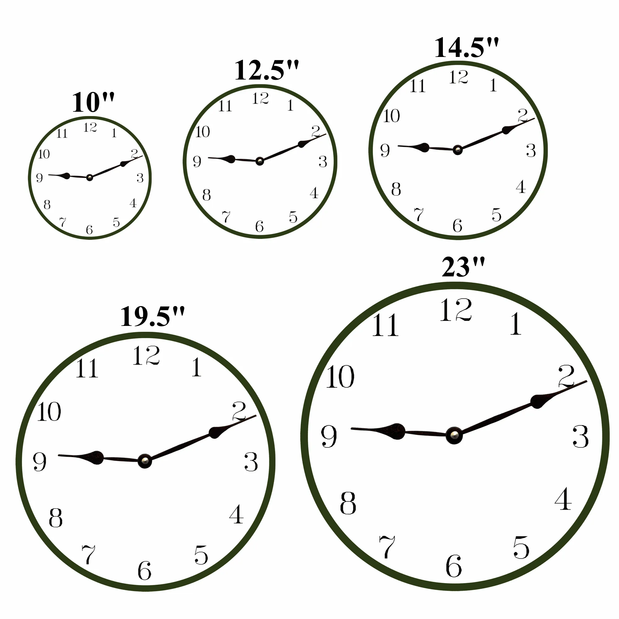 Black Toile Wall Clock