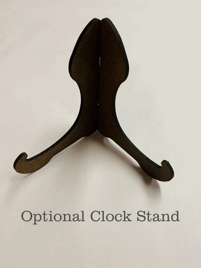 Black Toile Wall Clock