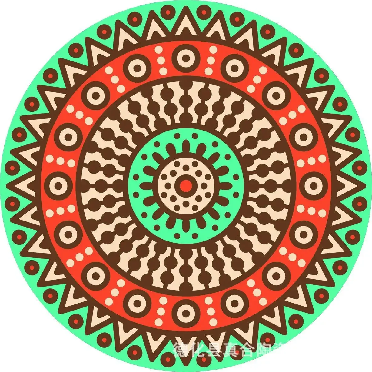 Boho Chic Mandala Coaster Set