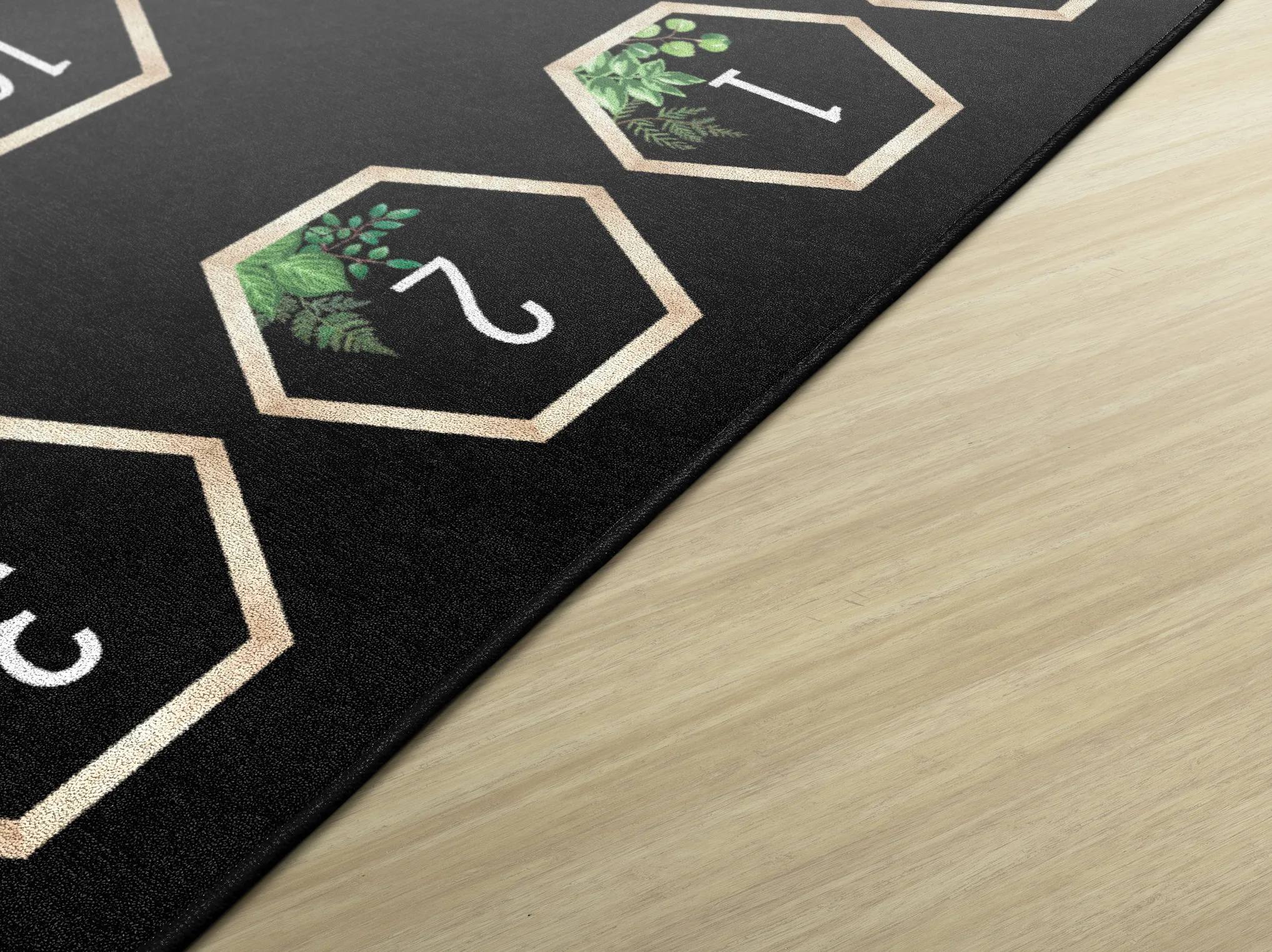 Boho Number Spots | Sit Spot Rug | Seating Rug | Classroom Rug | Schoolgirl Style