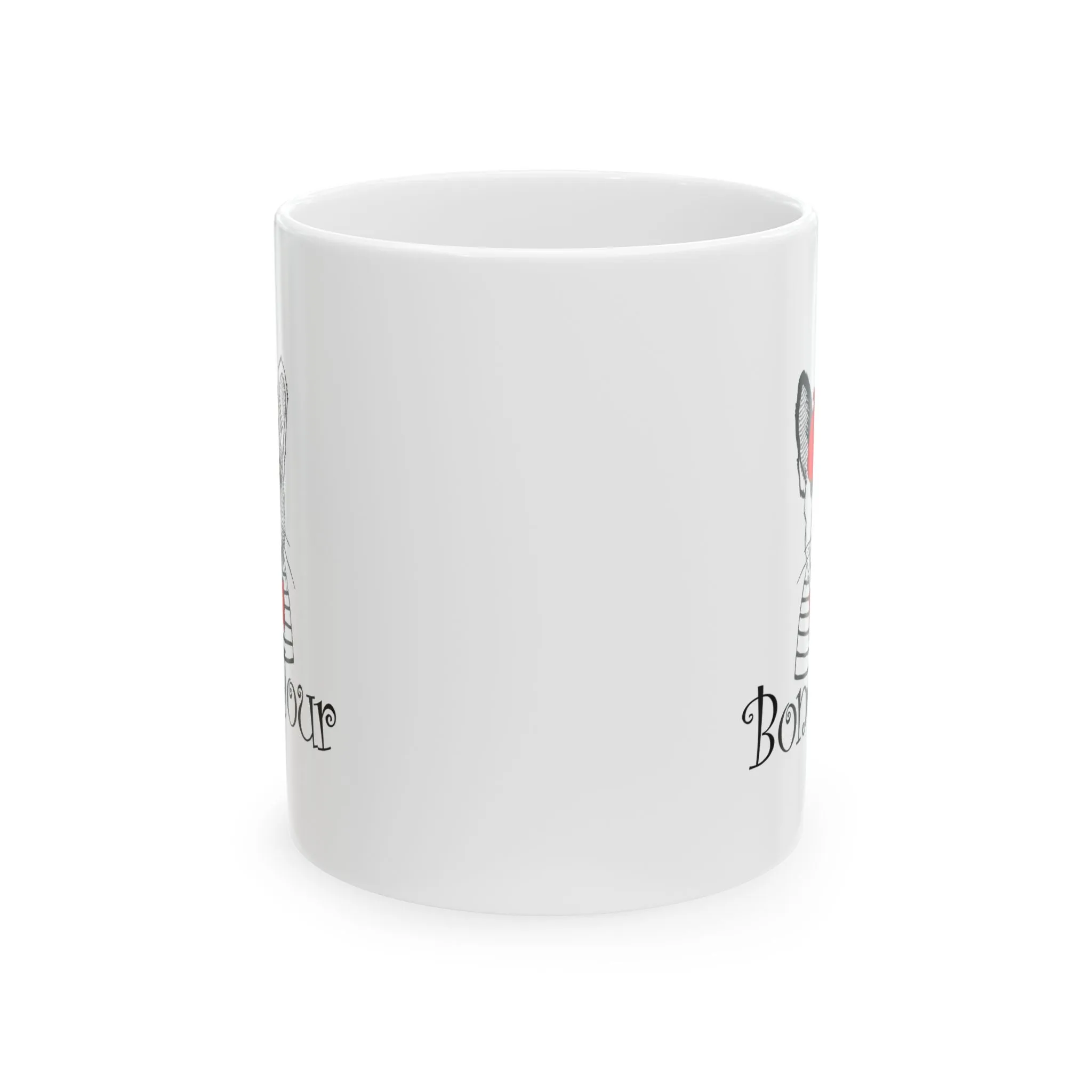 Bone Jour Ceramic Mug, 11oz - Great Gift for Frenchie Lovers