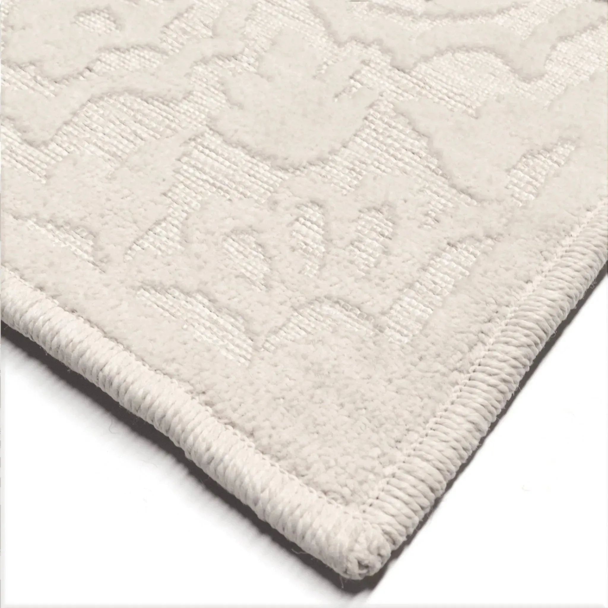 Boucle' 4700 Cottage Floral Natural Rug