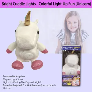 Bright Cuddle Lights - Colorful Light-Up Fun (Unicorn)