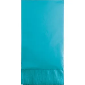Bulk Bermuda Blue 3 Ply Guest Towels (192 per Case)