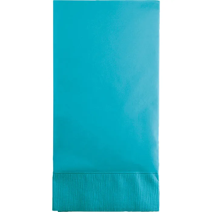 Bulk Bermuda Blue 3 Ply Guest Towels (192 per Case)