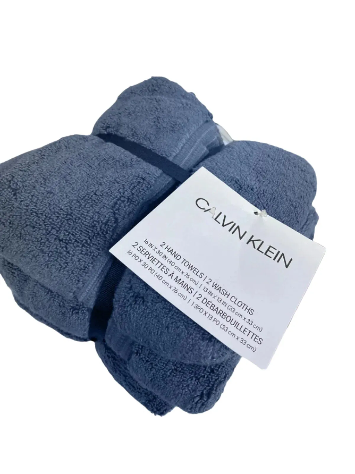 Calvin Klein Washcloth and Hand Towels 4 Piece Set