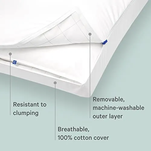 Casper Sleep Pillow for Sleeping, King (Pack of 2), White 2 Count