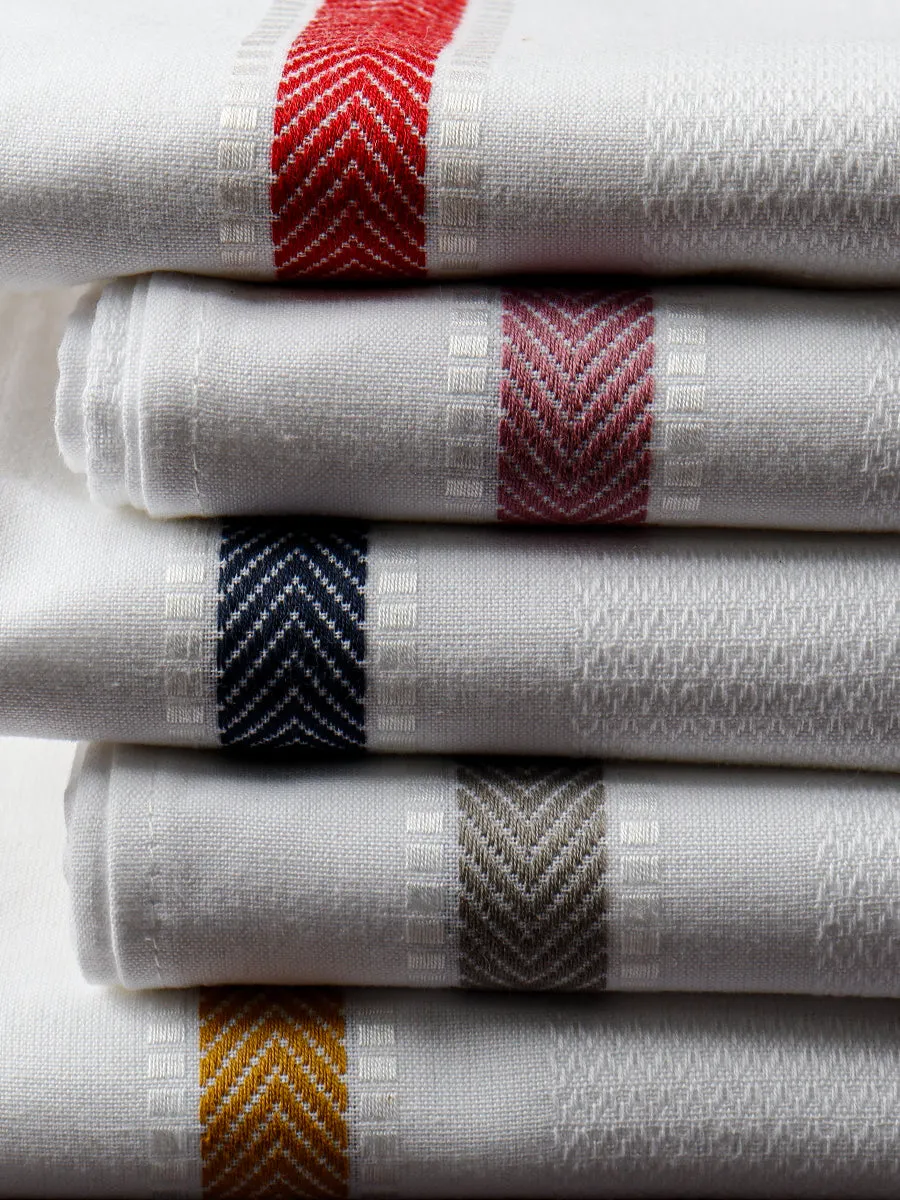 Comfort Cotton Plain Bath Towel with Colour Border 1047 (Pack of 2)