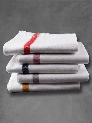 Comfort Cotton Plain Bath Towel with Colour Border 1047 (Pack of 2)