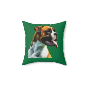 'Cooper' Boxer Spun Polyester Throw Pillow
