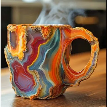 Crystal Coffee Mugs With Handle