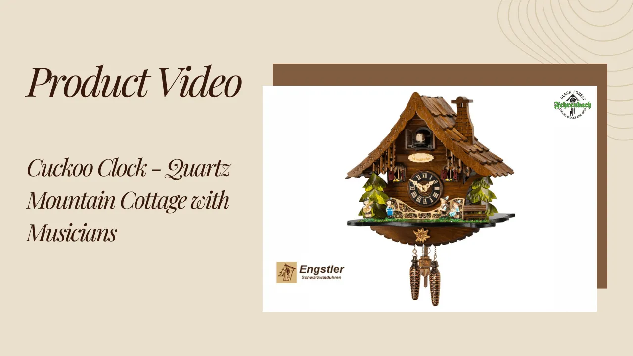 Cuckoo Clock - Quartz Mountain Cottage with Musicians - Engstler