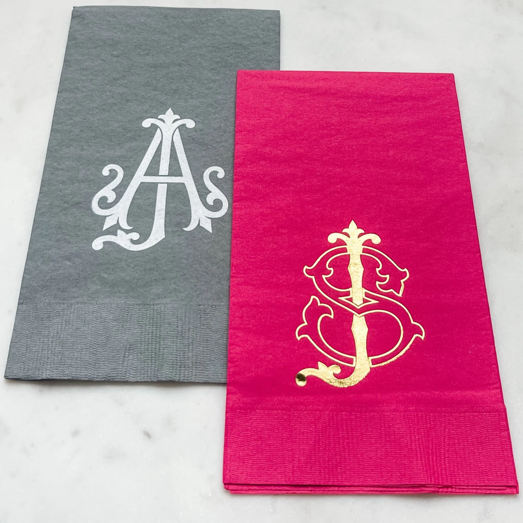 Custom Monogrammed Guest Towels