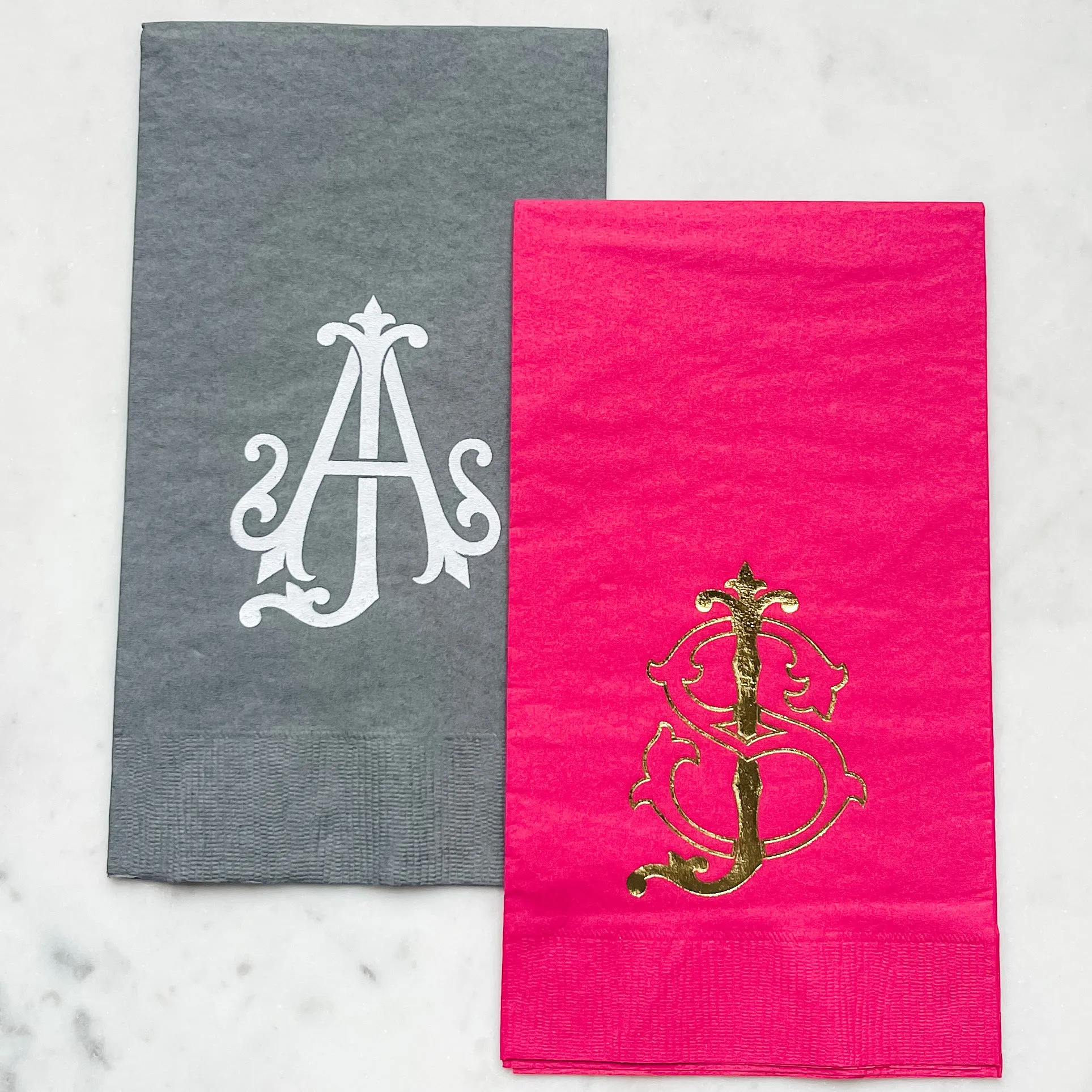Custom Monogrammed Guest Towels