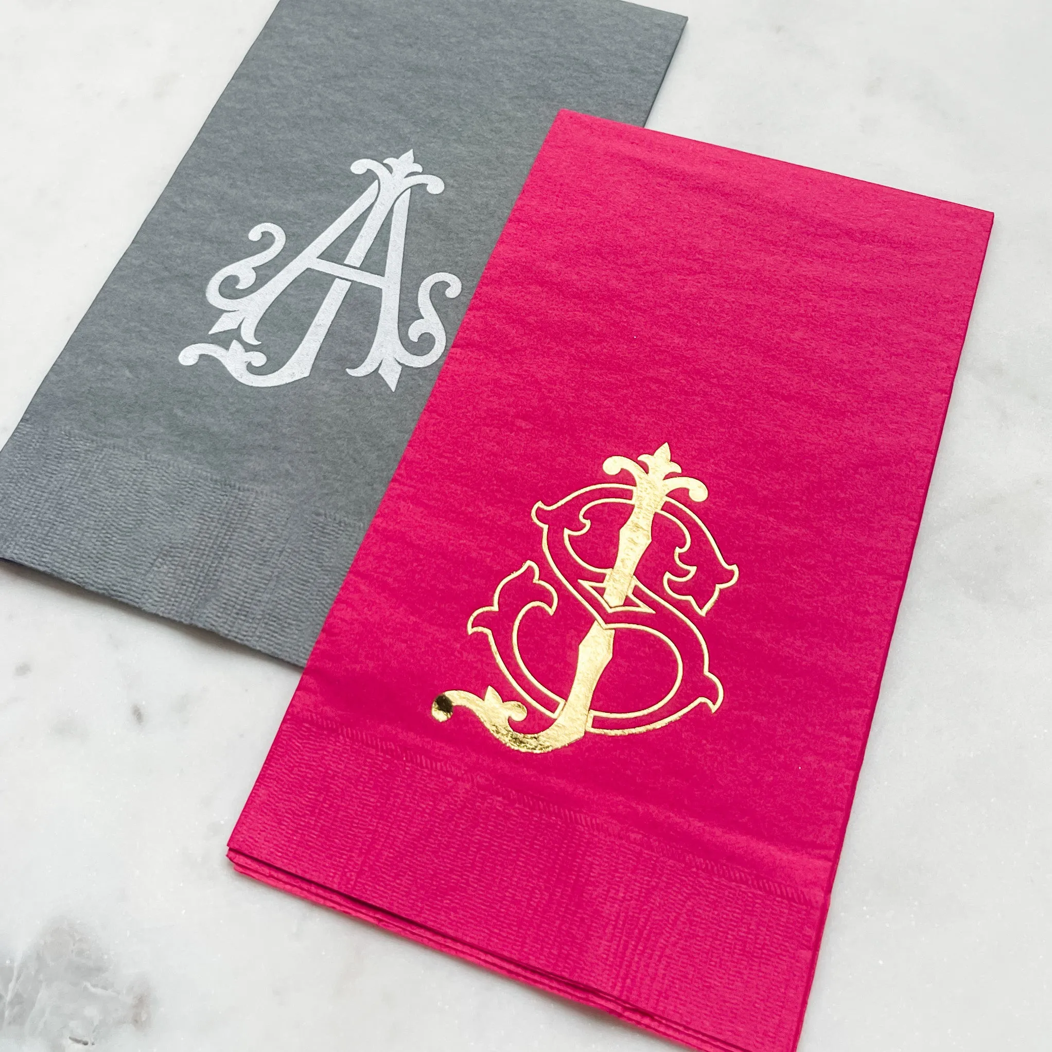 Custom Monogrammed Guest Towels