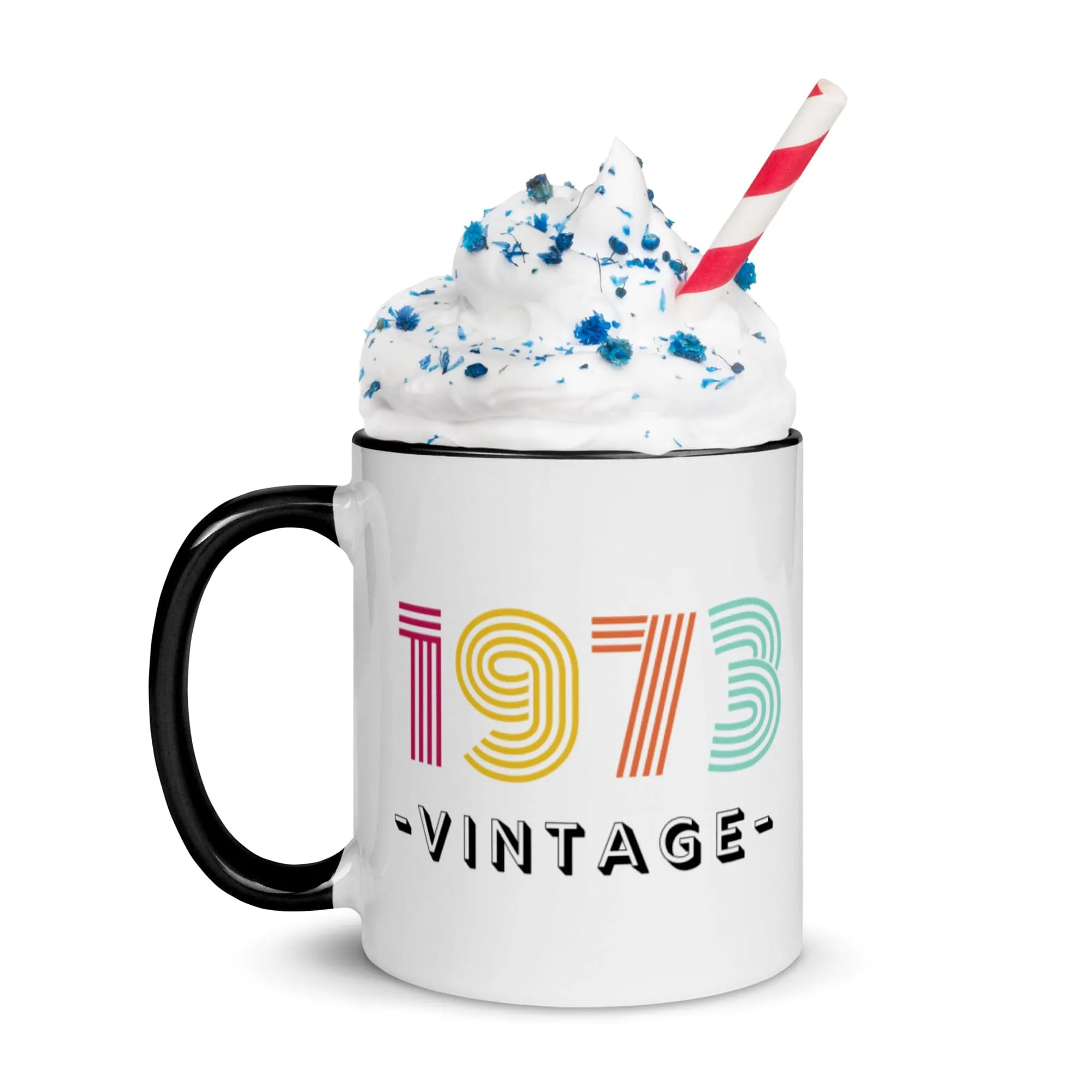 *Custom Year - Celebration Happy Birthday Mug 11 Oz - 5 Colors
