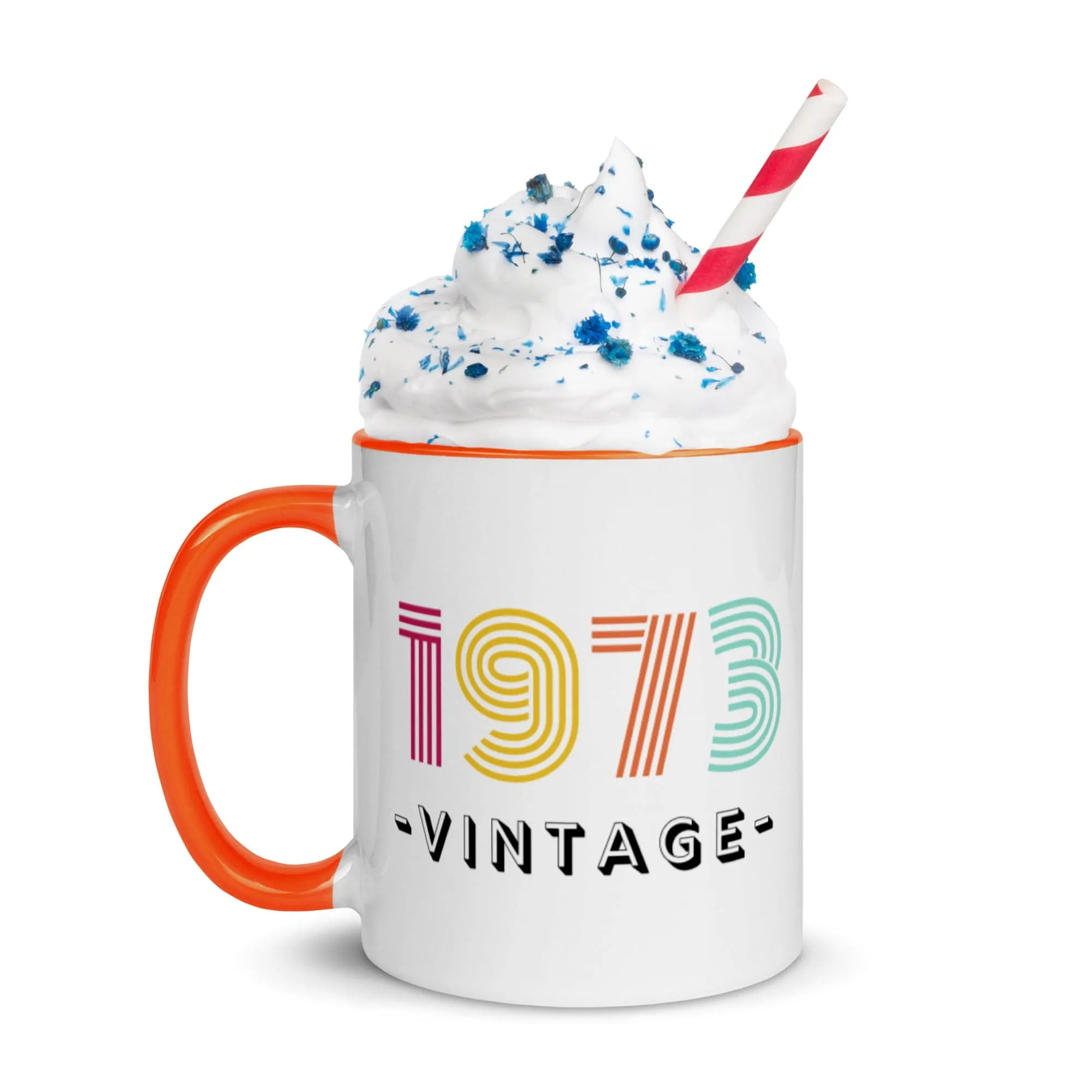 *Custom Year - Celebration Happy Birthday Mug 11 Oz - 5 Colors