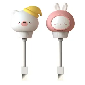 Cute Cartoon Usb Night Light Led Remote Control Lamp for Kid