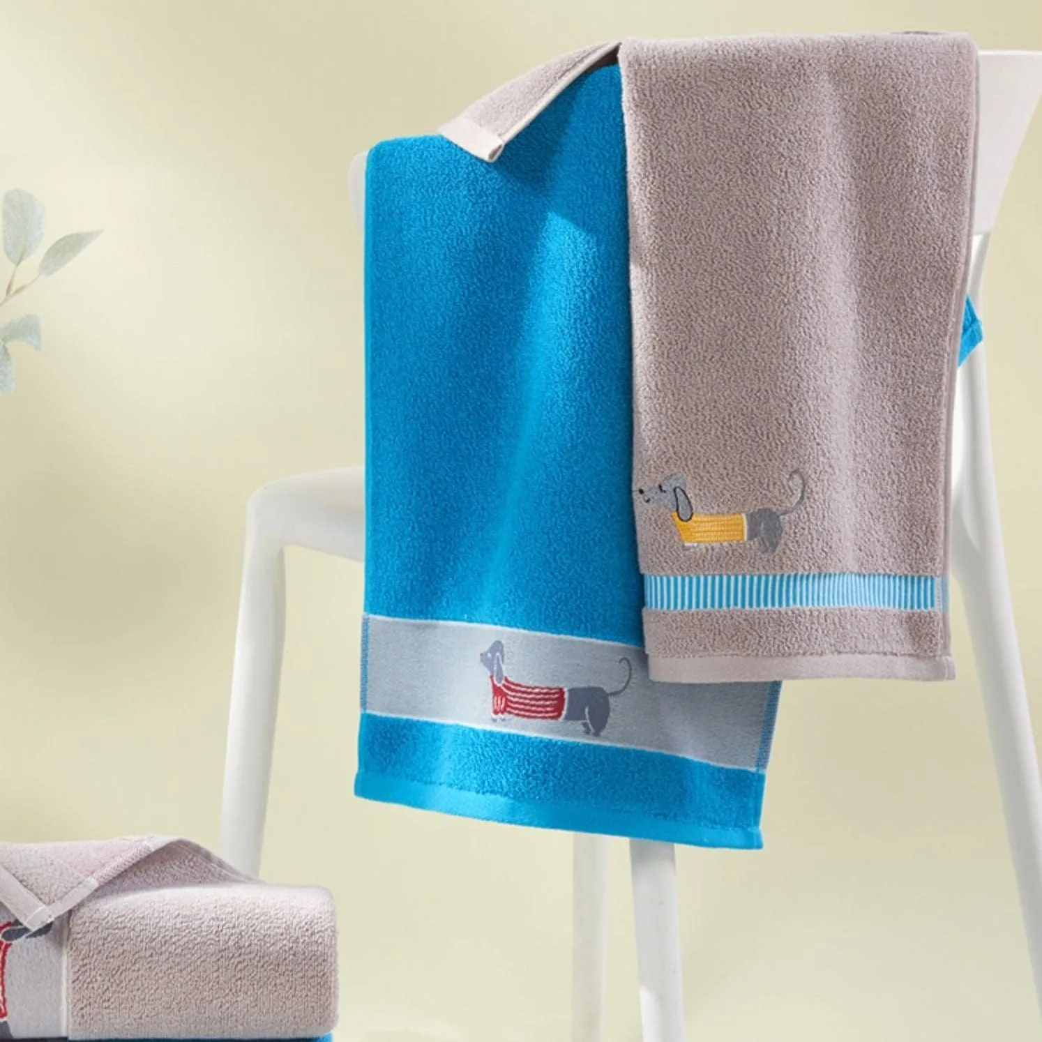 Dachshund Bath Towels
