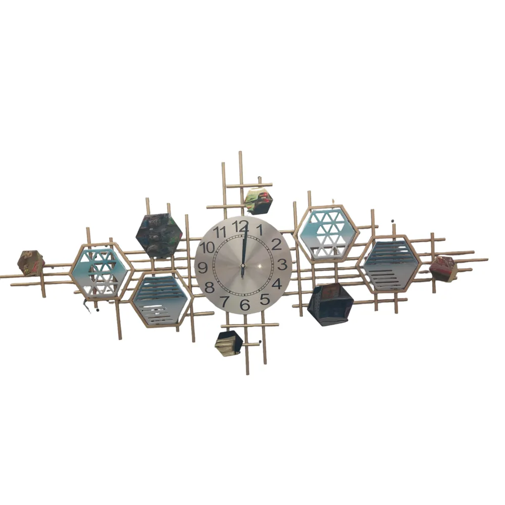 Decorated Wall Clock 115 x 50cm