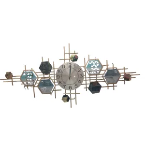 Decorated Wall Clock 115 x 50cm