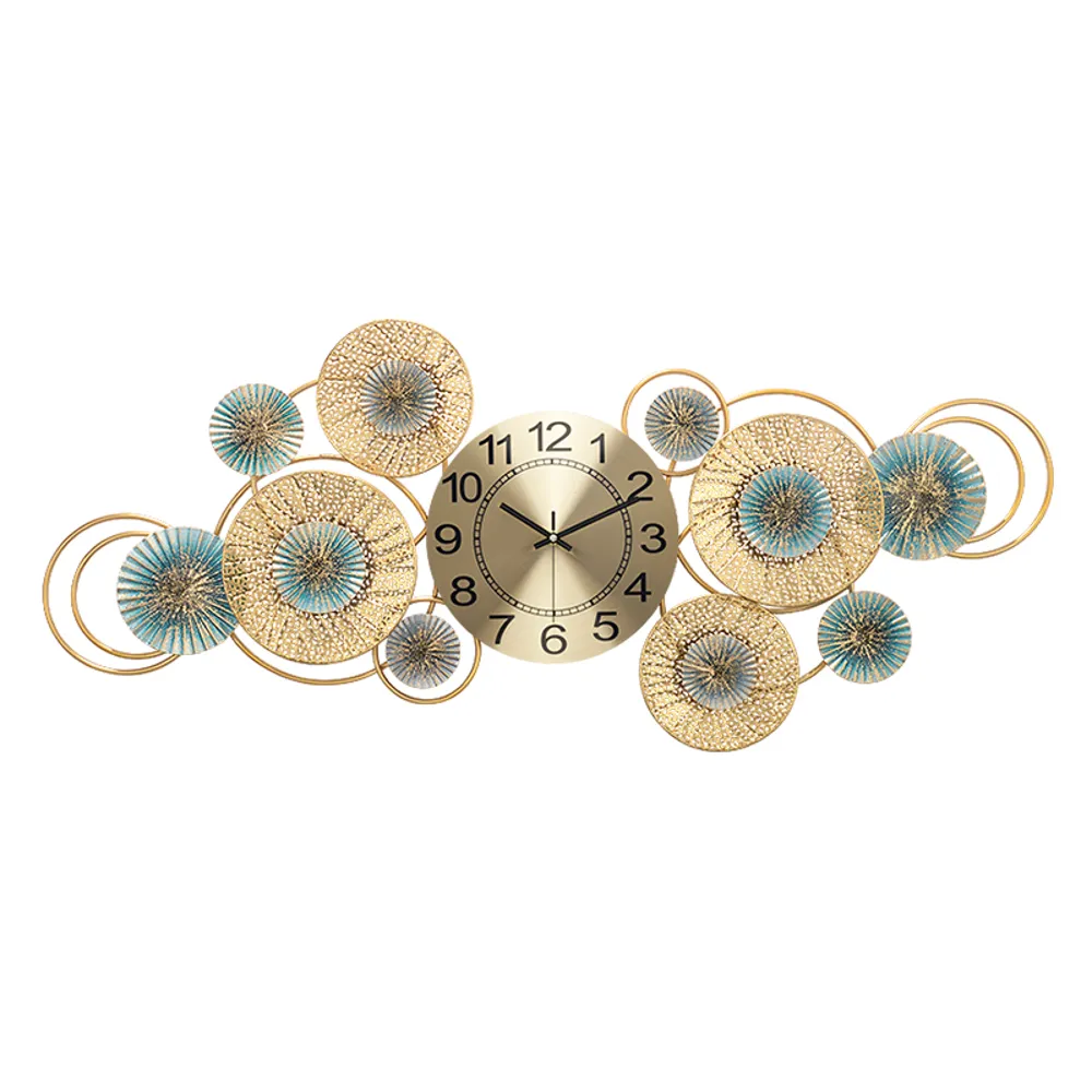 Decorated Wall Clock 90 x 38cm