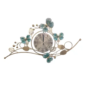 Decorated Wall Clock 92 x 47cm