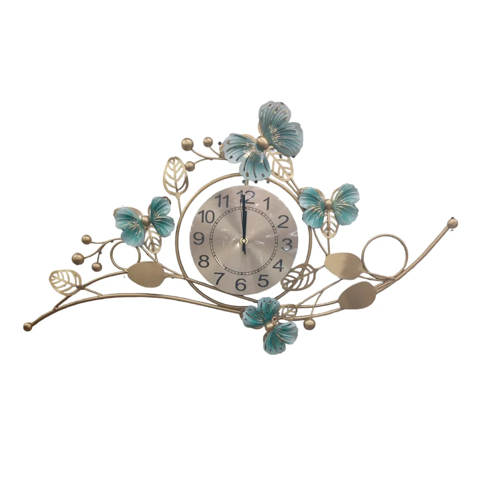 Decorated Wall Clock 92 x 47cm