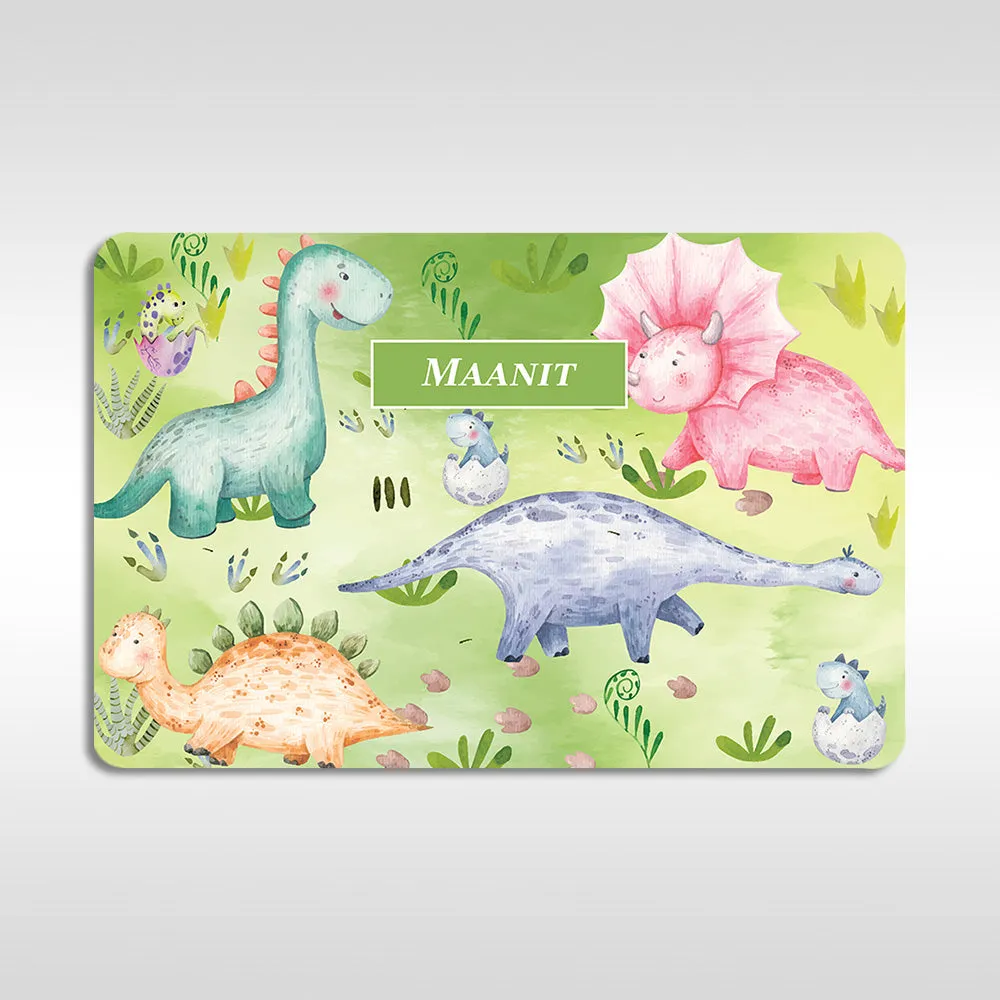 Dinoland Tableware Set (kids) (4 Placemats & 4 Casters)