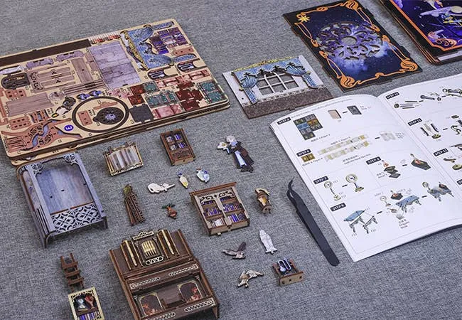 DIY Book Nook Kit: Nebula Common Room