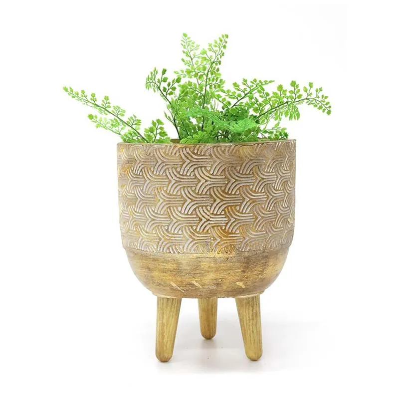 Dwali Planter - Gold (32.5cm)