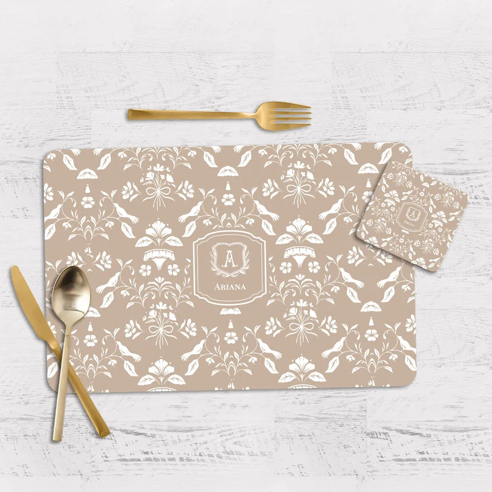 Eclat Tableware Set (4 Placemats & 4 Casters)